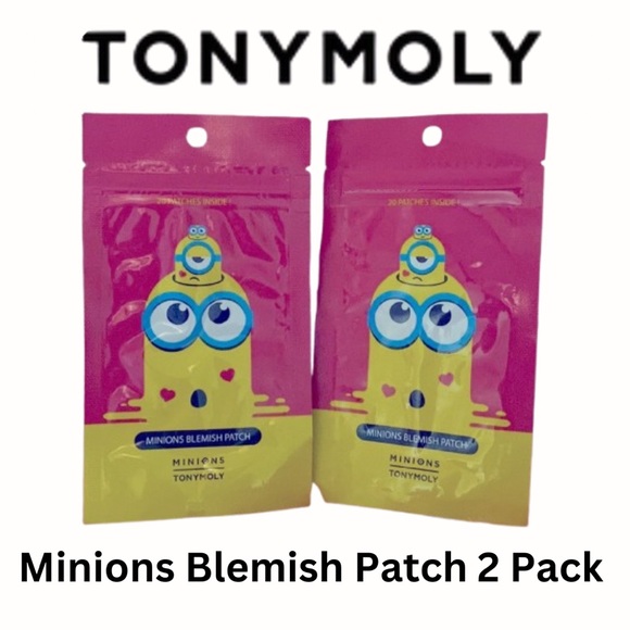 NEW TONYMOLY Minions Blemish Patch 2 Pack - Picture 1 of 7